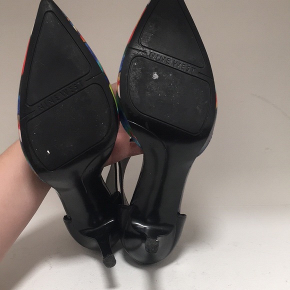 Nine West colorful ankle pumps - Picture 5 of 6